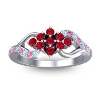 Simple Pave Torana Ring