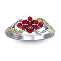 Simple Pave Torana Ring