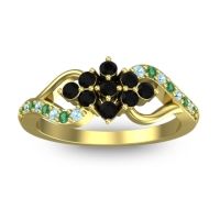 Simple Pave Torana Ring