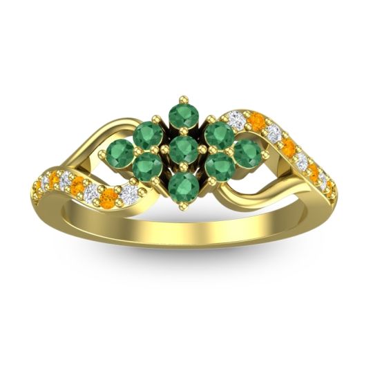 Simple Pave Torana Ring