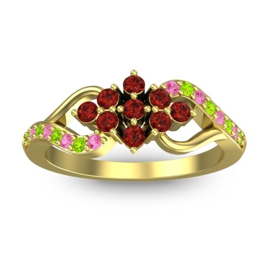 Simple Pave Torana Ring