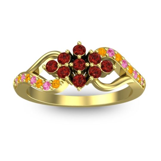 Simple Pave Torana Ring