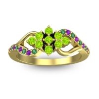 Simple Pave Torana Ring