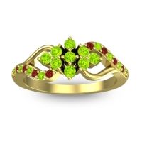 Simple Pave Torana Ring