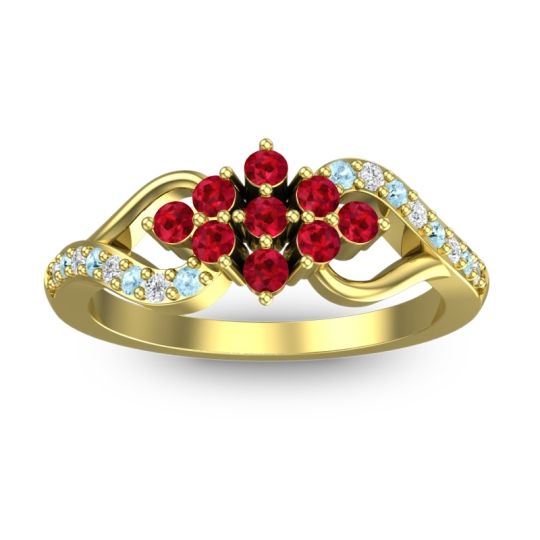Simple Pave Torana Ring