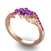 Simple Pave Torana Ring