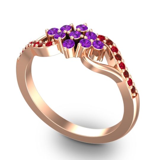 Simple Pave Torana Ring