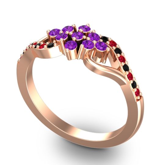 Simple Pave Torana Ring