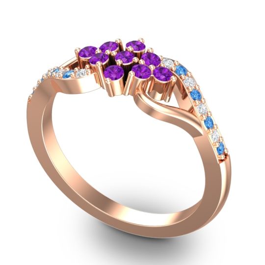 Simple Pave Torana Ring