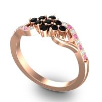 Simple Pave Torana Ring