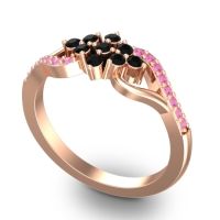 Simple Pave Torana Ring