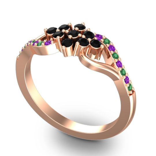 Simple Pave Torana Ring