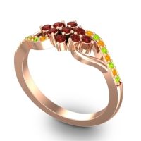 Simple Pave Torana Ring