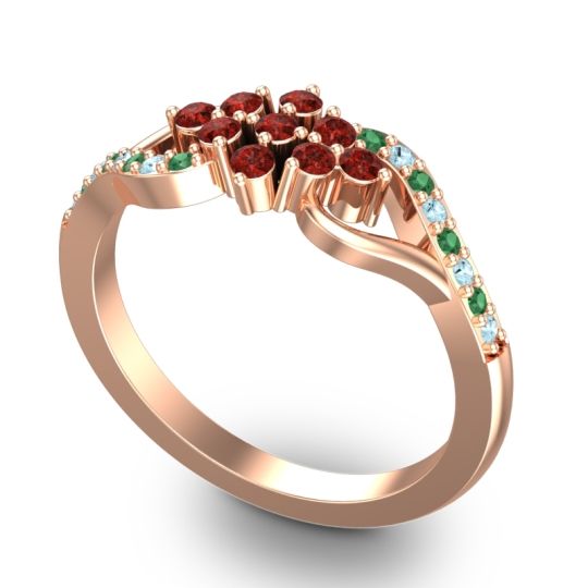 Simple Pave Torana Ring