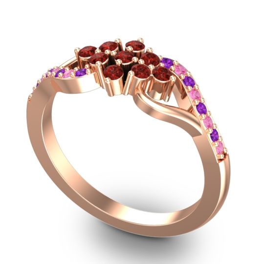 Simple Pave Torana Ring