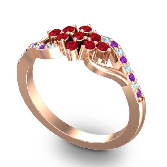 Simple Pave Torana Ring