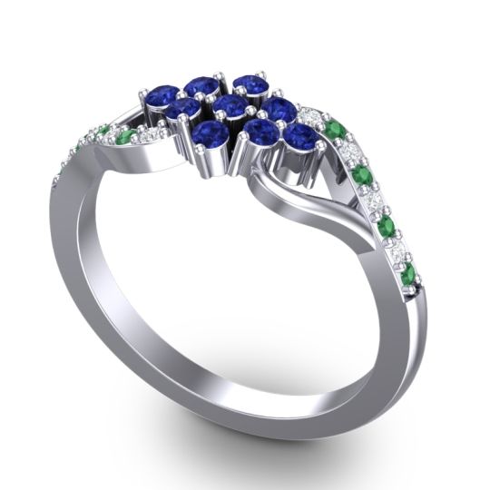 Simple Pave Torana Ring