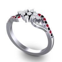 Simple Pave Torana Ring