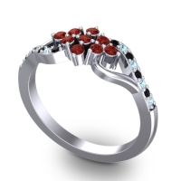 Simple Pave Torana Ring