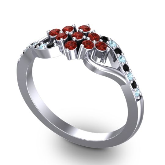 Simple Pave Torana Ring