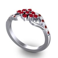 Simple Pave Torana Ring