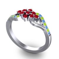 Simple Pave Torana Ring