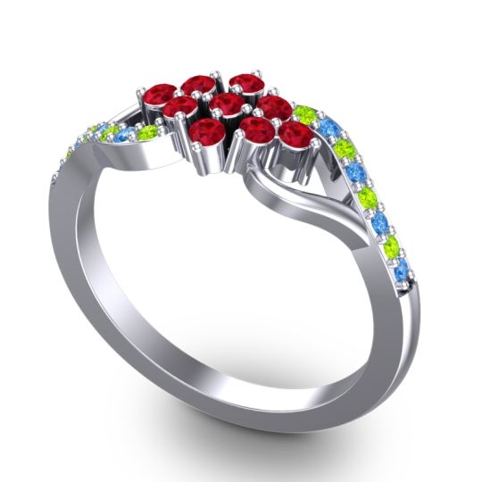 Simple Pave Torana Ring