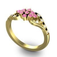 Simple Pave Torana Ring