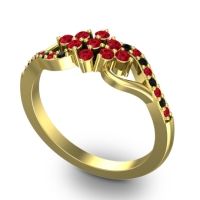 Simple Pave Torana Ring