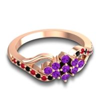Simple Pave Torana Ring