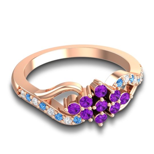 Simple Pave Torana Ring