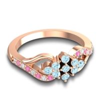 Simple Pave Torana Ring