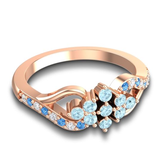 Simple Pave Torana Ring