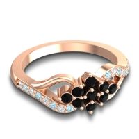 Simple Pave Torana Ring