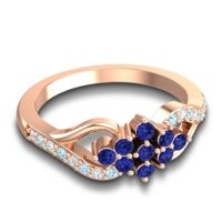 Simple Pave Torana Ring