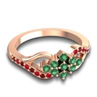 Simple Pave Torana Ring