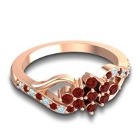 Simple Pave Torana Ring