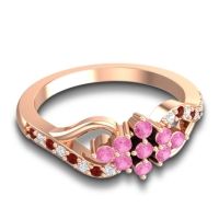 Simple Pave Torana Ring