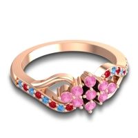 Simple Pave Torana Ring