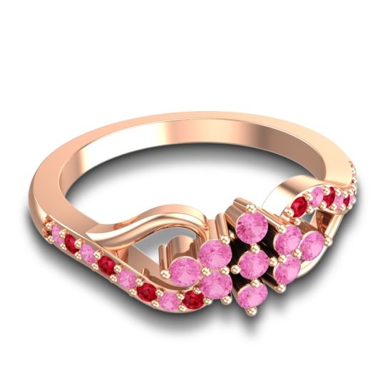 Simple Pave Torana Ring