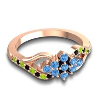 Simple Pave Torana Ring