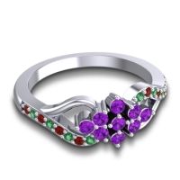 Simple Pave Torana Ring