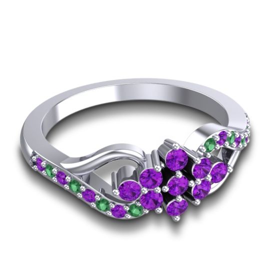 Simple Pave Torana Ring