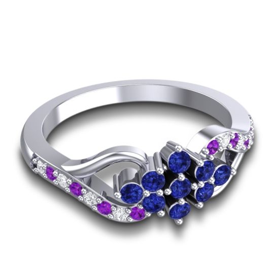 Simple Pave Torana Ring