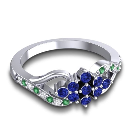 Simple Pave Torana Ring