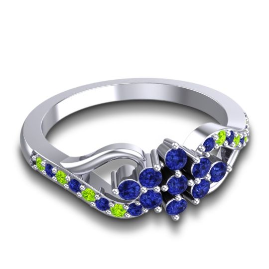 Simple Pave Torana Ring