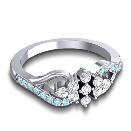 Simple Pave Torana Ring