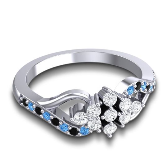 Simple Pave Torana Ring