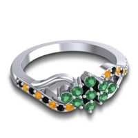 Simple Pave Torana Ring