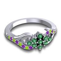 Simple Pave Torana Ring